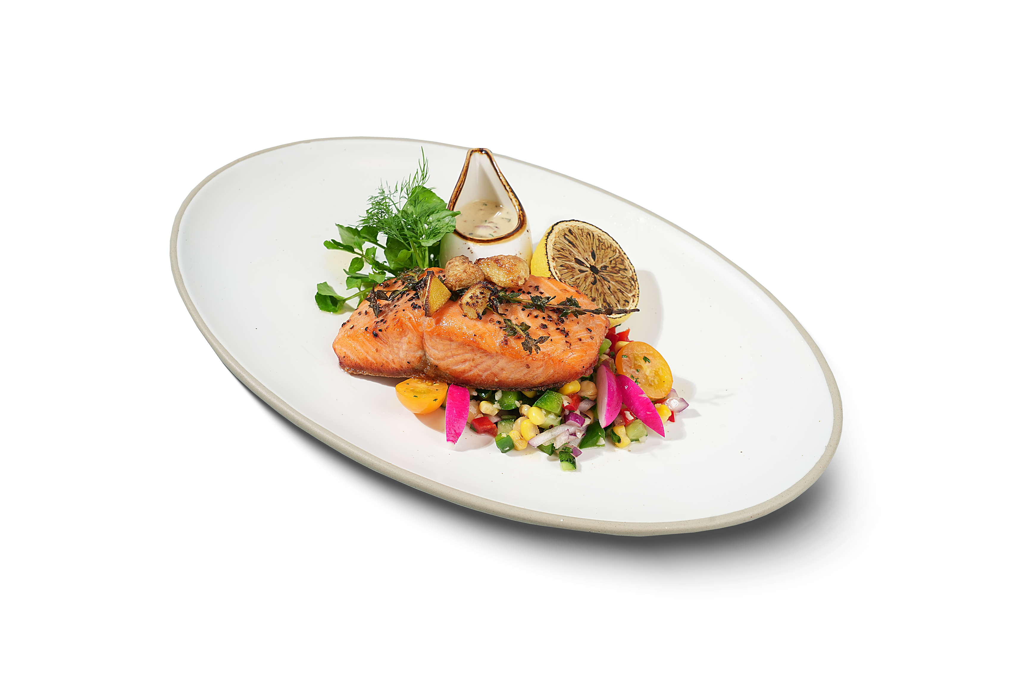 SALMON LEMON CAPER