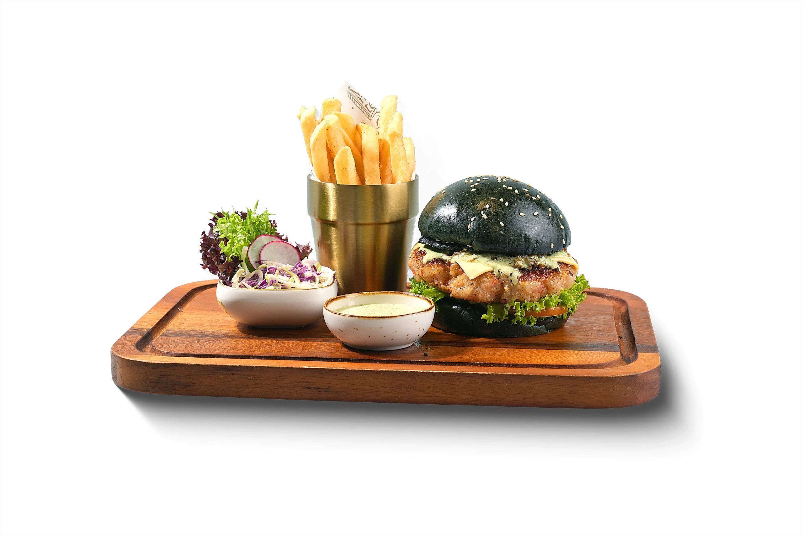 TANGY SHRIMP BURGER